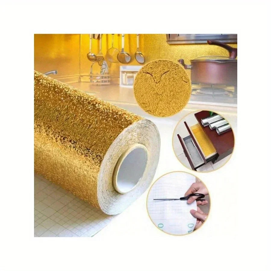 Golden Aluminium Foil Sheet Waterproof