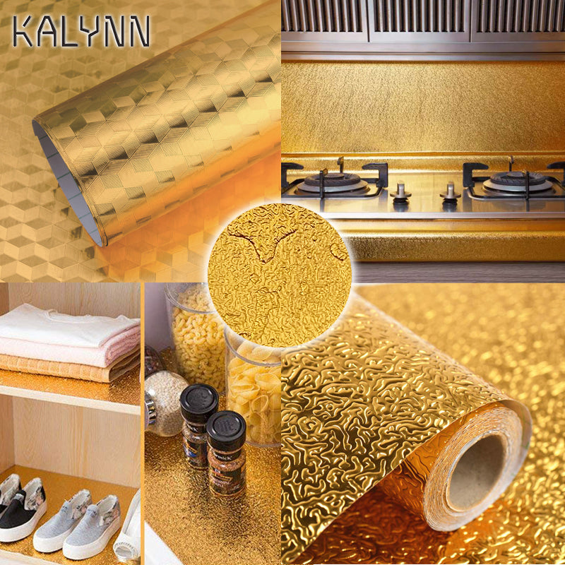 Golden Aluminium Foil Sheet Waterproof