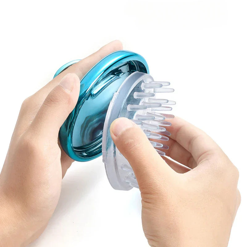 Silicone Hair Shampoo Brush Massager