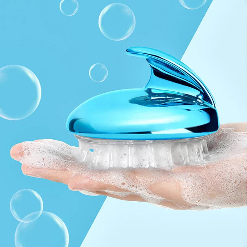 Silicone Hair Shampoo Brush Massager