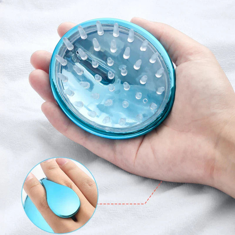 Silicone Hair Shampoo Brush Massager